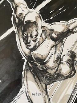 Silver Surfer original Comic Art Illustration by Paul Harmon