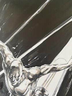 Silver Surfer original Comic Art Illustration by Paul Harmon