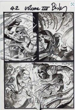 Simon Bisley Tower Chronicles #4 Geist Hawk Page 42 Original Comic Book Art