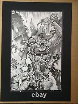 Simon Bisley original comic art Tower Chronicles Full splash page Lobo Demon