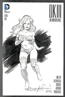 Sketch Variant Cover Mike Hoffman Poison Ivy Dkiii 3 Original Art Batman