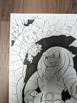 Sonic Universe #87 p. 20 Original Comic Book Art 1st App. Of Nixus The Echidna