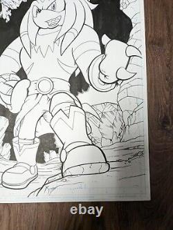 Sonic Universe #87 p. 20 Original Comic Book Art 1st App. Of Nixus The Echidna