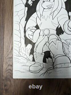 Sonic Universe #87 p. 20 Original Comic Book Art 1st App. Of Nixus The Echidna