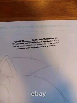 Sonic Universe Original Comic Art Rough Cover # 36 / Issue # 35 Page # 4 Archie