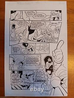 Sonic Universe Original Comic Art Rough Cover # 36 / Issue # 35 Page # 4 Archie