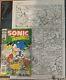 Sonic The Hedgehog Original Comic Art Page 3/4/95 Sign Harvo Archie Comics Ghost