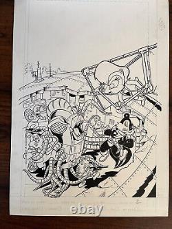 Sonic the Hedgehog Princess Sally #2 Cover 1995 Original Art by Art Mawhinney