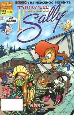 Sonic the Hedgehog Princess Sally #2 Cover 1995 Original Art by Art Mawhinney