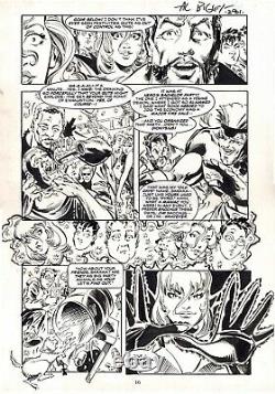 Soulsearchers And Company #47 Original Comic Book Art Page Baraka Peter David