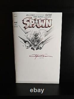 Spawn #301 NM+/M 9.6-9.8 Blank Clayton Crain Sketch Original Art Spawn