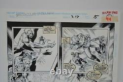 Spectacular Spider-Man 1994 #217 Original Comic Art Page 5 Death of a Hero