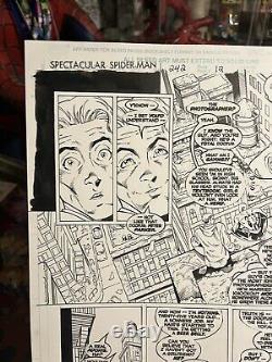 Spectacular Spider-Man #242 Original Comic Art Page Luke Ross Art