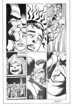 Spider-Man Life Story Pg 14 Mark Bagley Original Comic Art Norman Osborn Rare