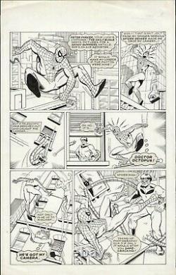 Spiderman Original Comic Art Page Vs Doc Ock 2pg Story Comics Artwork Spider-man