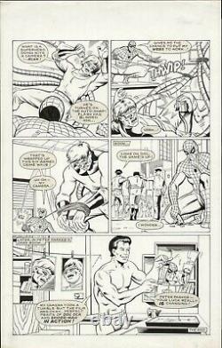 Spiderman Original Comic Art Page Vs Doc Ock 2pg Story Comics Artwork Spider-man