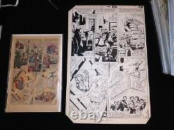 Spiderman Original Marvel Art Interior Page Spectacular Electro Jjj Lots Of Pics