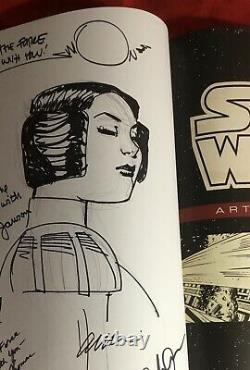 Star Wars Artifact Hc Editionsigned+original Leia Art Chaykin+signed Stan Lee++