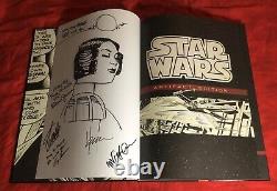 Star Wars Artifact Hc Editionsigned+original Leia Art Chaykin+signed Stan Lee++