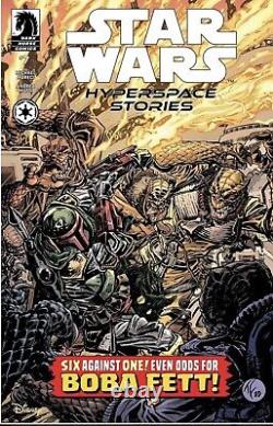 Star Wars Hyperspace Stories 7 Cover Original Art Dark Horse Comic Boba Fett