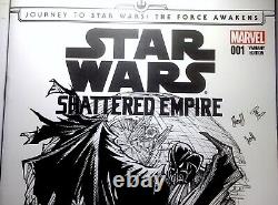 Star Wars Shattered Empire #1, original sketch cover art by Calvin Henio