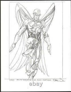 Steve Mcniven Signed 2008 Defenders Cover Prelim Original Art-nighthawk