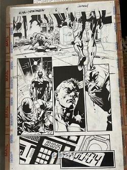 Stuart Immonen All New Captain American #6 Original Comic Art Zemo Steve Rogers