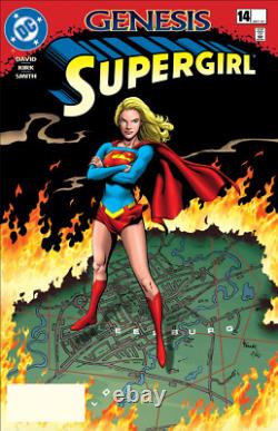 Supergirl 14 Original Art Page Leonard Kirk Bluelines Peter David Story DC Comic