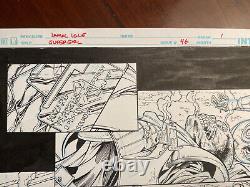Supergirl 46 pg 1 Original Art by Jamal Igle And John Sibal