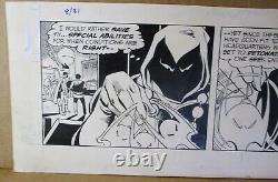 Superman Comic Strip ORIGINAL ART Supervillain Attacks! Delbo & Smith Daily 1982