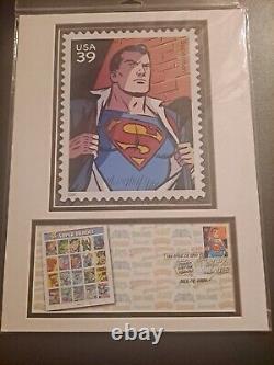 Superman Stamp Art NEW & ON SALE