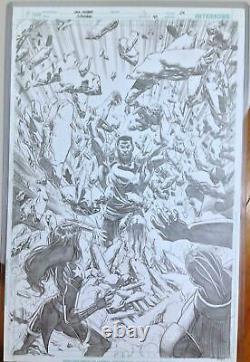 Superman Wonder Woman Metallo Jack Herbert Superman #49 Pg. 4 Original Art