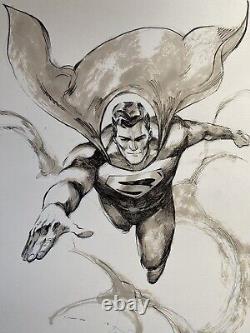 Superman original Comic Art Illustration