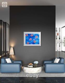 Swimming rings flying to vacation Oil Canvas Modern Painting