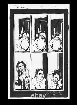 THE CROW ORIGINAL COMIC ART by MICHAEL GAYDOS IMAGE COMICS