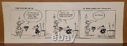 THE WIZARD OF ID Daily Comic Strip Original Art 12-21-1971 BRANT PARKER Hart