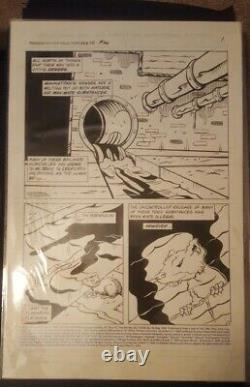 TMNT Adventures #10 original comic art page 1 1990 origin splinter