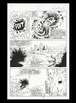 TMNT ORIGINAL COMIC ART by MICHAEL GAYDOS ARCHIE MERDUDE VS. RAY FILLET #3