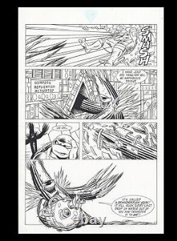 TMNT ORIGINAL COMIC ART by MICHAEL GAYDOS ARCHIE TMNT ADVENTURES SPECIAL #10