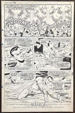 Tales to Astonish 96 Original Art Page by Bill Everett 1967 Sub-Mariner