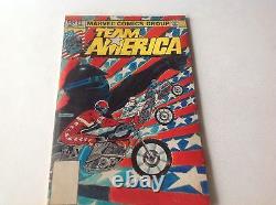 Team America 1 Cgc 9.8 + Original Art Color Cvr Alternate Dirt Bike Marvel Comic