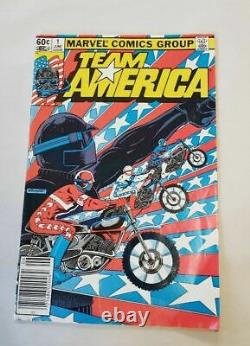 Team America 1 Original Art Color Cover Alternate White Pgs Marvel Comic