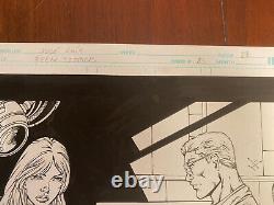 Teen Titans 85 pg 19 Original Art by Jose Luis and Mariah Benes Miss Martian
