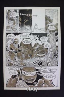 Teenage Mutant Ninja Turtles #37 Pg 18 (Original Art) 1991 Rick McCollum TMNT