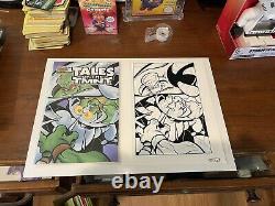 Teenage mutant ninja turtles original art comic book