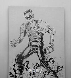 The Comedian Watchmen ORIGINAL ART on Illustration Board