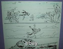 The Flash #34 Original Art Page #19 SIGNED by Pop Mhan DC Comics 11 x 17