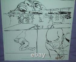 The Flash #34 Original Art Page #19 SIGNED by Pop Mhan DC Comics 11 x 17