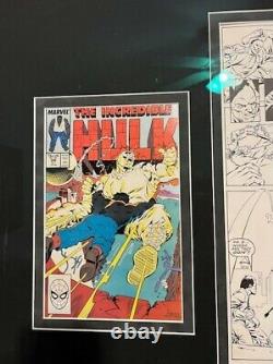 The Incredible Hulk #348, Page #18, Original Art and (2) NM Comics