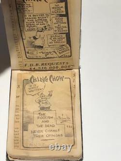 The Little Black Book of Ching Chow Clippings 52 from 1942 by Stanley LInk RARE